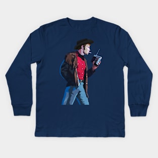 Joe Buck from Midnight Cowboy Kids Long Sleeve T-Shirt